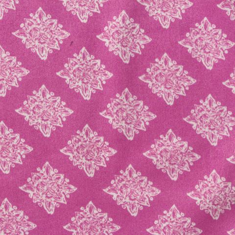 Floral Polyester Stretch Milk Silk Knit Fabric