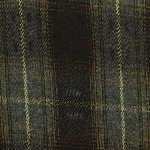Bold Plaid Polyester Stretch Knit Fabric