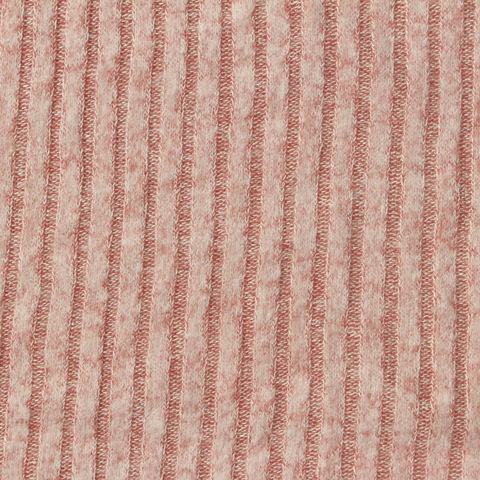Brushed Viscose Polyester Stretch Rib Knit Fabric