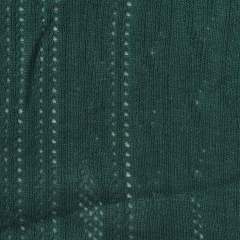 Jacquard Brushed Polyester Viscose Pointelle Knit Fabric