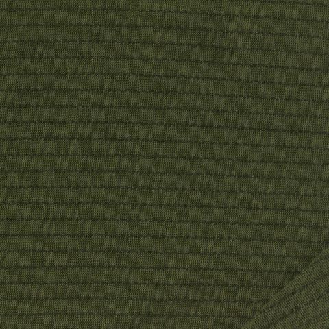 Fine Striped Polyester Stretch Crepe Fabric