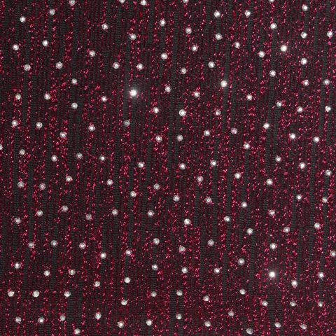 Silver Dots Knit, Poly-Metallic
