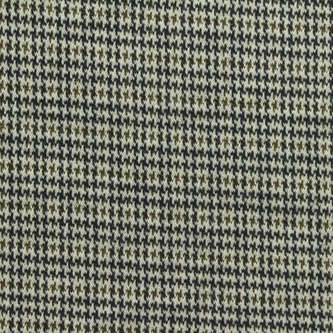 Fine Plaid Polyester Stretch Interlock Knit Fabric