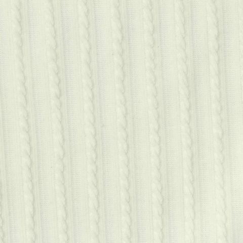 Jacquard Polyester Cotton Stretch Knit Fabric
