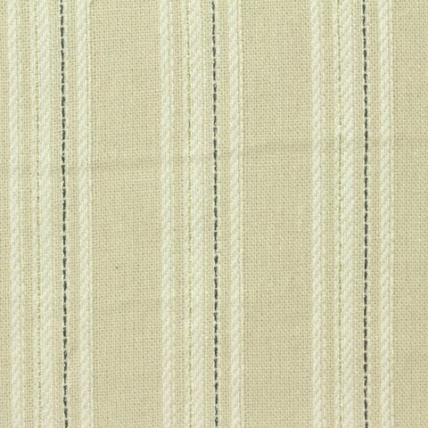 Striped Cotton Linen Metallic Woven Fabric