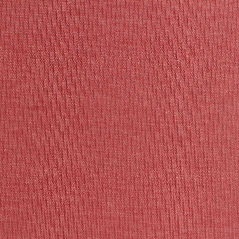 Heather Polyester Viscose Stretch Rib Knit Fabric