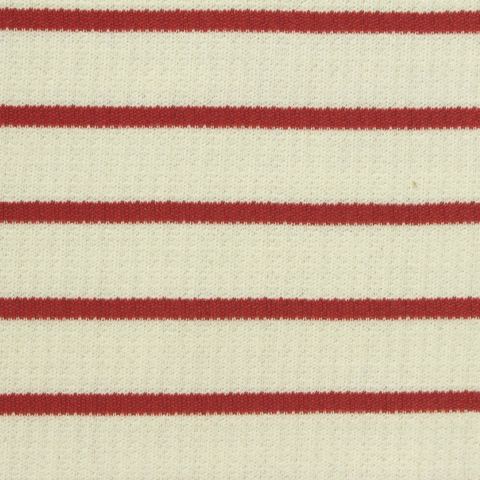 Striped Polyester Cotton Bouclé Fabric