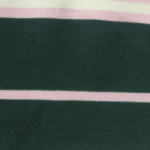 Bold Striped Brushed Cotton Polyester French Terry Fabric