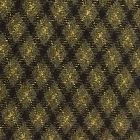Dark Brown Houndstooth Interlock Knit, Polyester