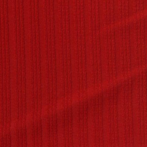 Jacquard Brushed Polyester Viscose Stretch Rib Knit Fabric