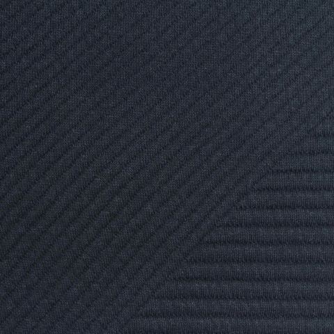 Dark Blue Tone-on-Tone Jacquard, Poly-Cotton
