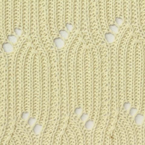 Jacquard Polyester Cotton Pointelle Knit Fabric