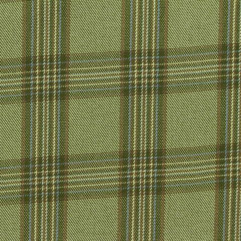 Bold Plaid Polyester Stretch Woven Fabric