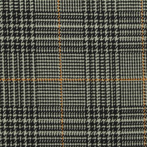 Bold Plaid Polyester Viscose Stretch Woven Fabric