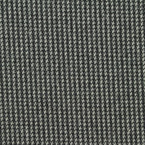 Dark Grey Geometric Interlock Knit, Polyester