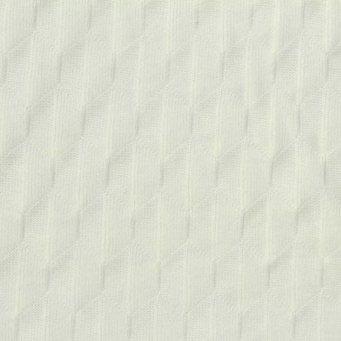 Cream Tone-on-Tone Rib Knit, Cotton