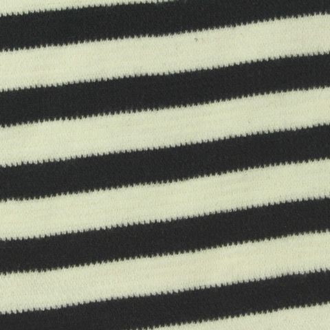 Striped Cotton Polyester Knit Fabric