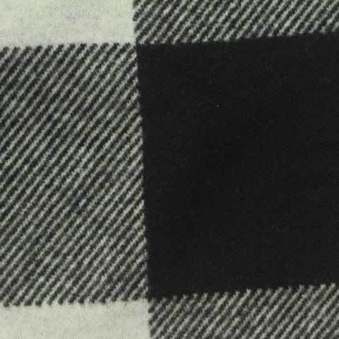 Bold Plaid Polyester Viscose Stretch Knit Fabric