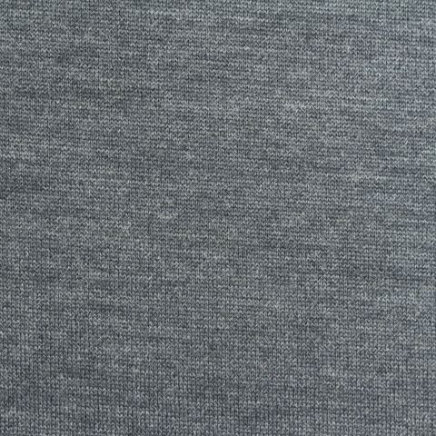 Heather Wool Cotton Stretch Rib Knit Fabric