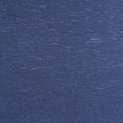 Blue Marl Scuba Knit, Linen-Cotton