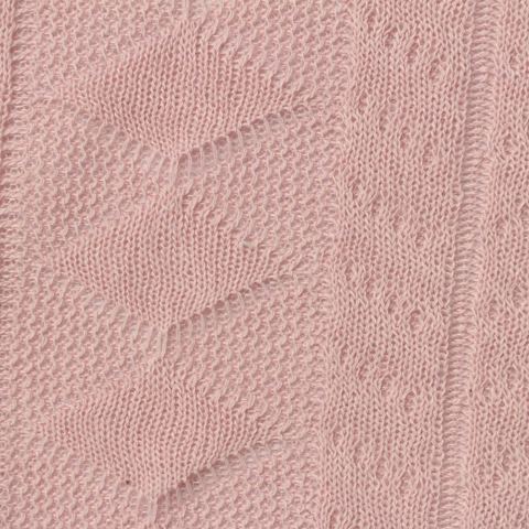 Polyester Stretch Pointelle Knit Fabric