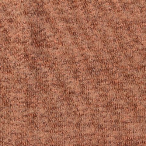 Heather Brushed Polyester Viscose Stretch Chunky Knit Fabric