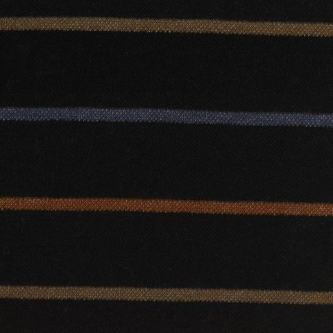 Fine Striped Polyester Viscose Stretch Scuba Knit Fabric