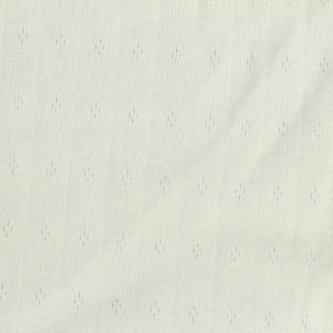 Jacquard 100% Cotton Pointelle Knit Fabric