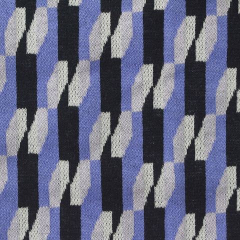 Plaid Cotton Stretch Knit Fabric