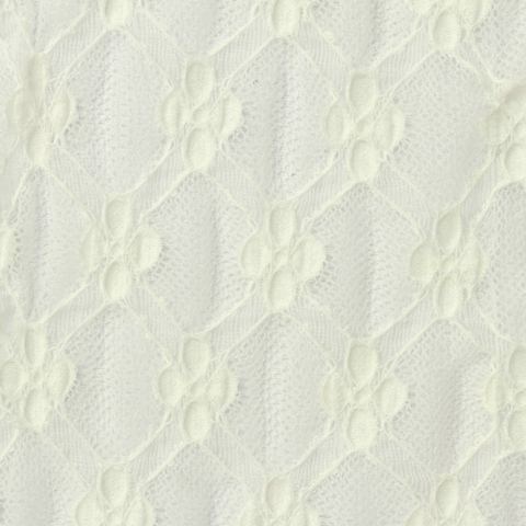 Cream Diamond Lace, Nylon-Cotton
