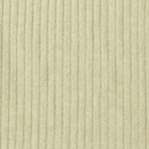 Brushed Polyester Stretch Rib Knit Fabric