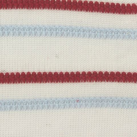 Red Horizontal-Stripe Chunky Knit, Polyester