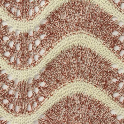 Jacquard 100% Polyester Chunky Knit Fabric