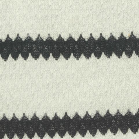 Striped 100% Polyester Chunky Knit Fabric