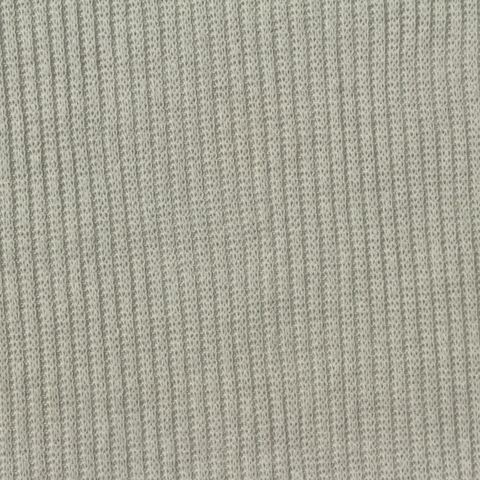Brushed Polyester Viscose Stretch Rib Knit Fabric