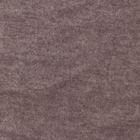 Heather Brushed Polyester Viscose Stretch Chunky Knit Fabric