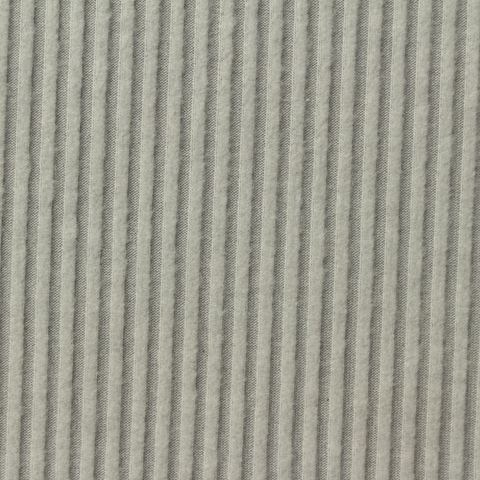 Brushed Polyester Viscose Stretch Rib Knit Fabric