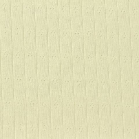 Jacquard 100% Cotton Pointelle Knit Fabric