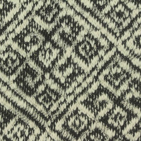 Jacquard Cotton Stretch Chunky Knit Fabric
