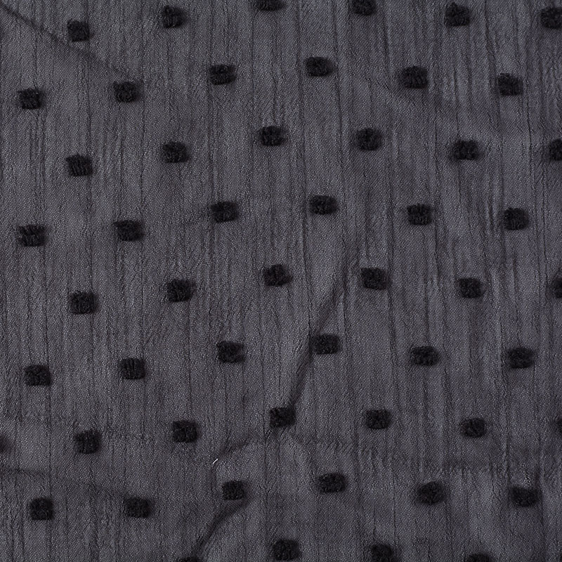 Black Dots Woven, Polyester, 85 gsm