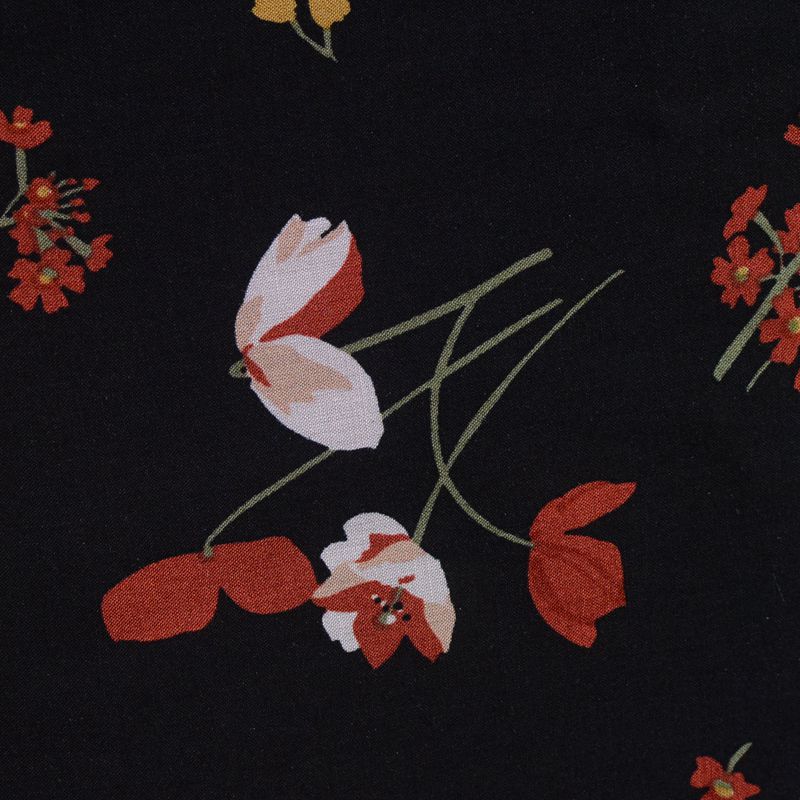 Floral 100% Viscose Woven Fabric