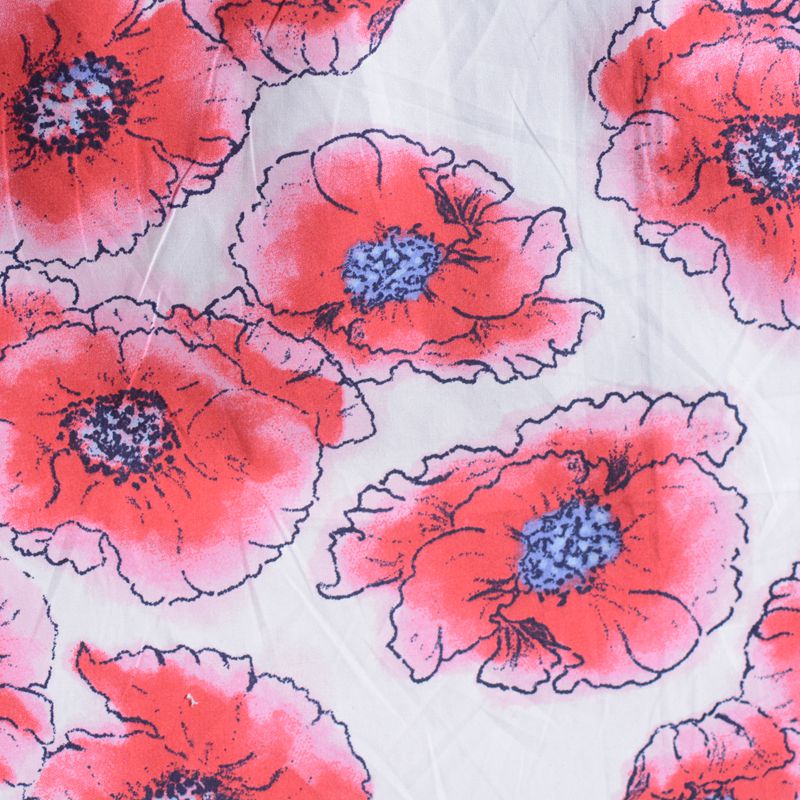 Bold Floral 100% Cotton Poplin Fabric