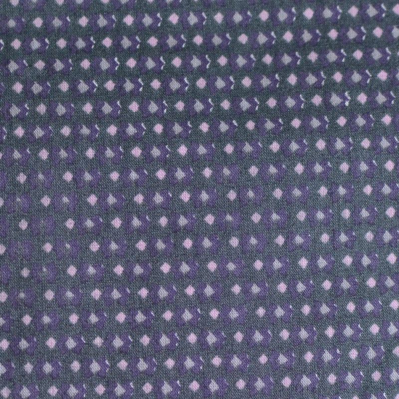 Pink Geometric-Dot Woven, Cotton
