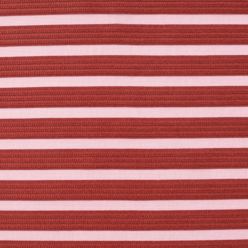 Striped Polyester Stretch Mesh Fabric