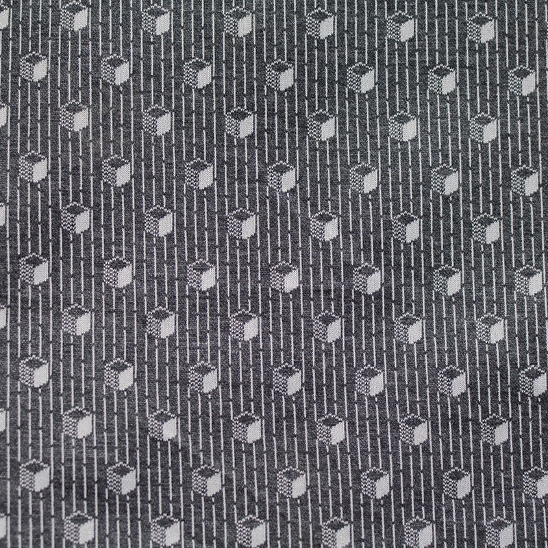 Jacquard Polyester Viscose Stretch Knit Fabric