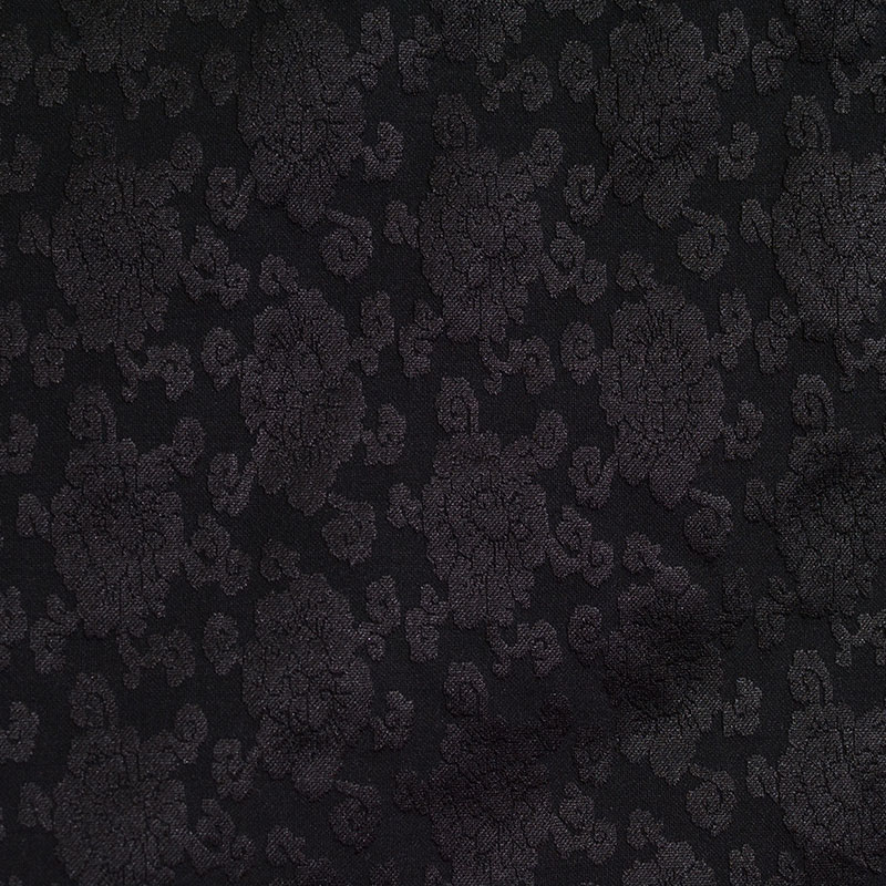 Jacquard Polyester Viscose Stretch Knit Fabric