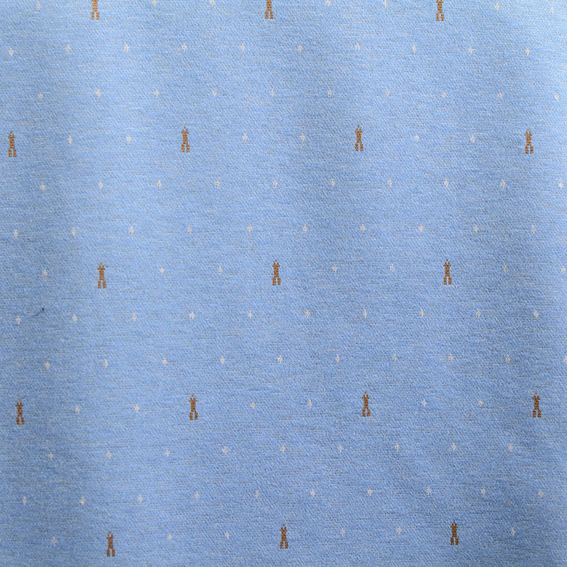 Jacquard Polyester Viscose Stretch Knit Fabric