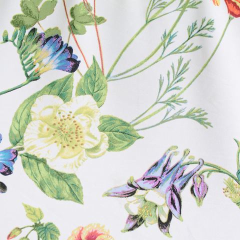 Bold Floral Polyester Stretch Scuba Knit Fabric