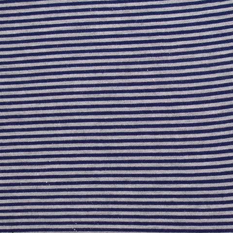 Fine Striped Viscose Stretch Knit Fabric