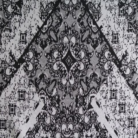 Jacquard Polyester Viscose Knit Fabric